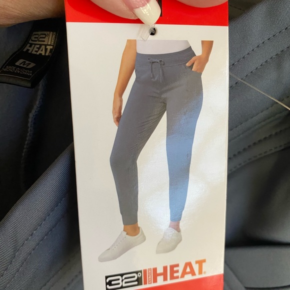 32 Degrees Heat Women's Jogger Gray Size M NWT - Picture 2 of 9